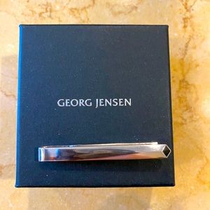 George Jensen Handcrafted Sterling Silver Tie Pin